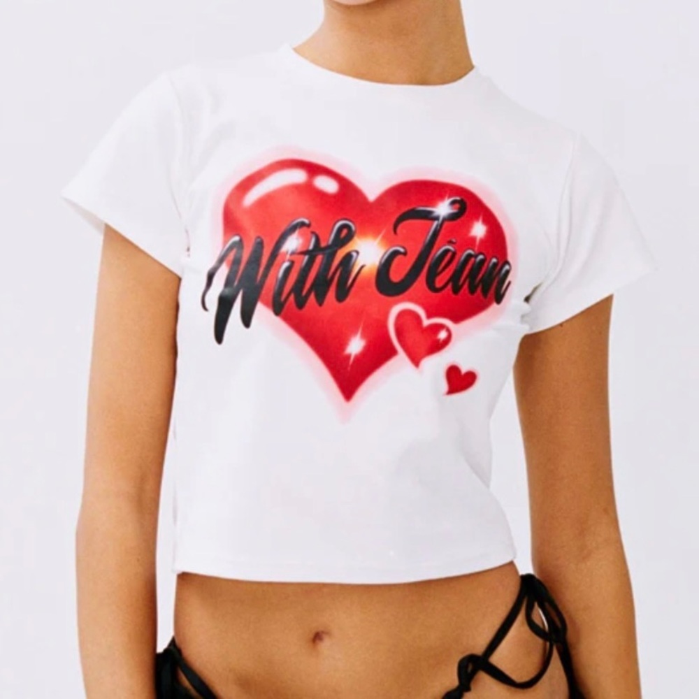 With Jéan Heart Tee